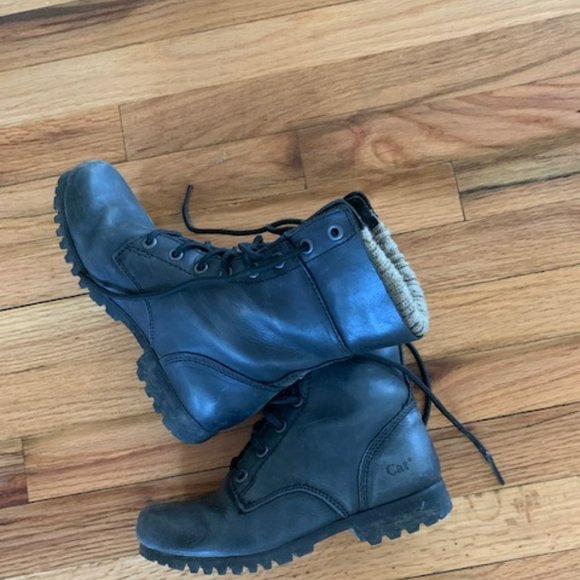 cat Shoes Cat Combat Style Work Boots Size 6 Poshmark